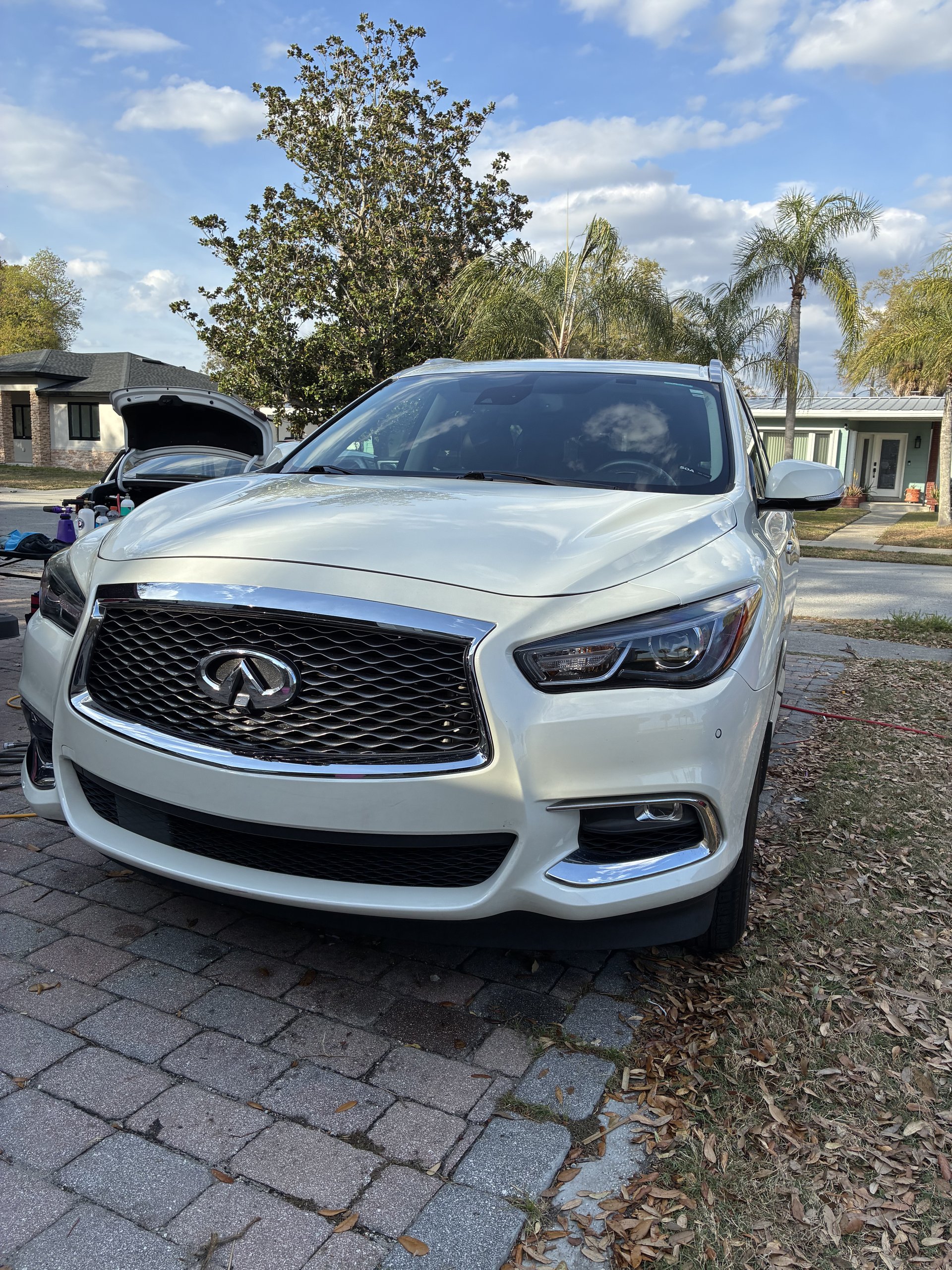 Infiniti front detail