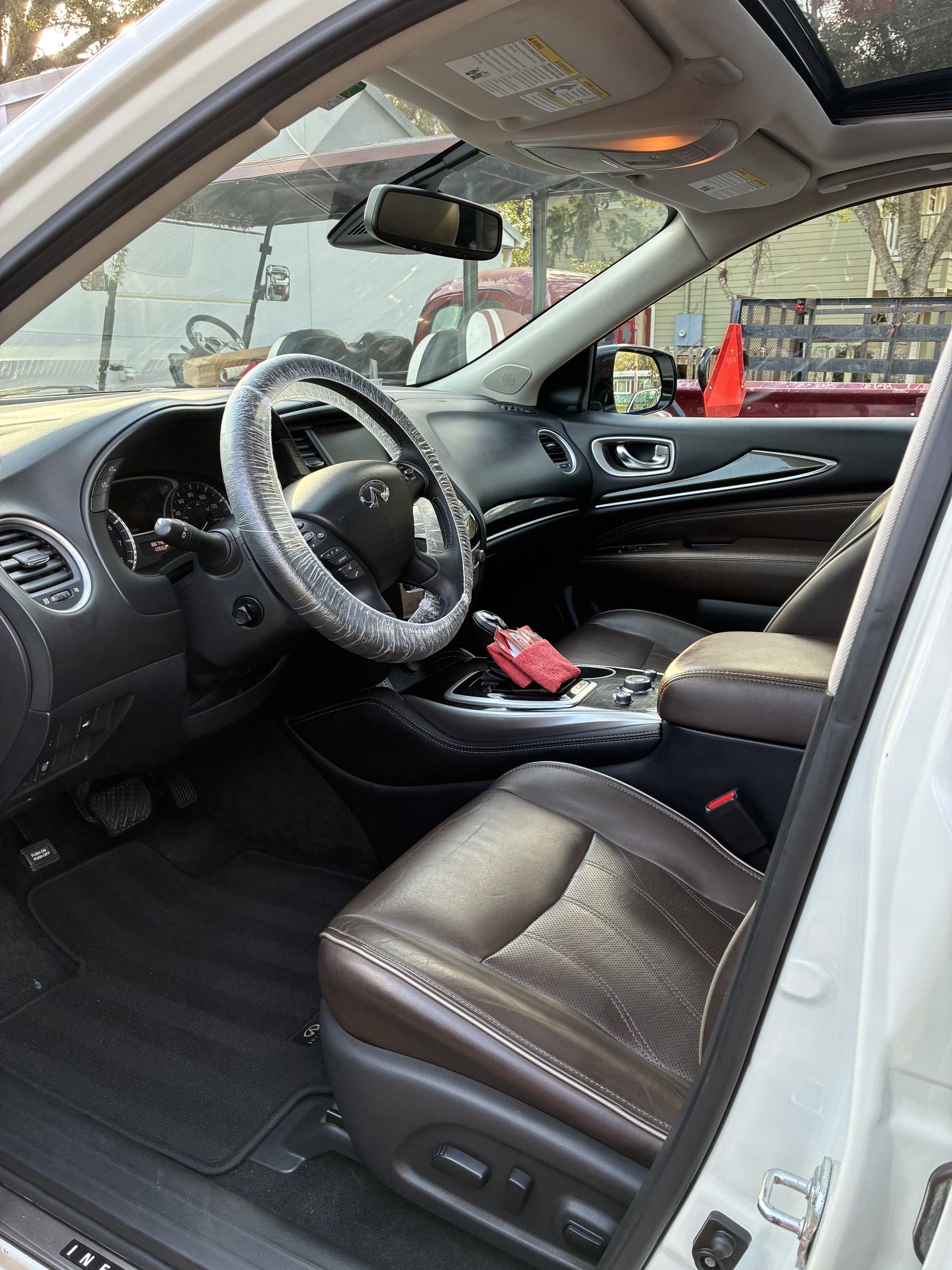 Vehicle exterior work